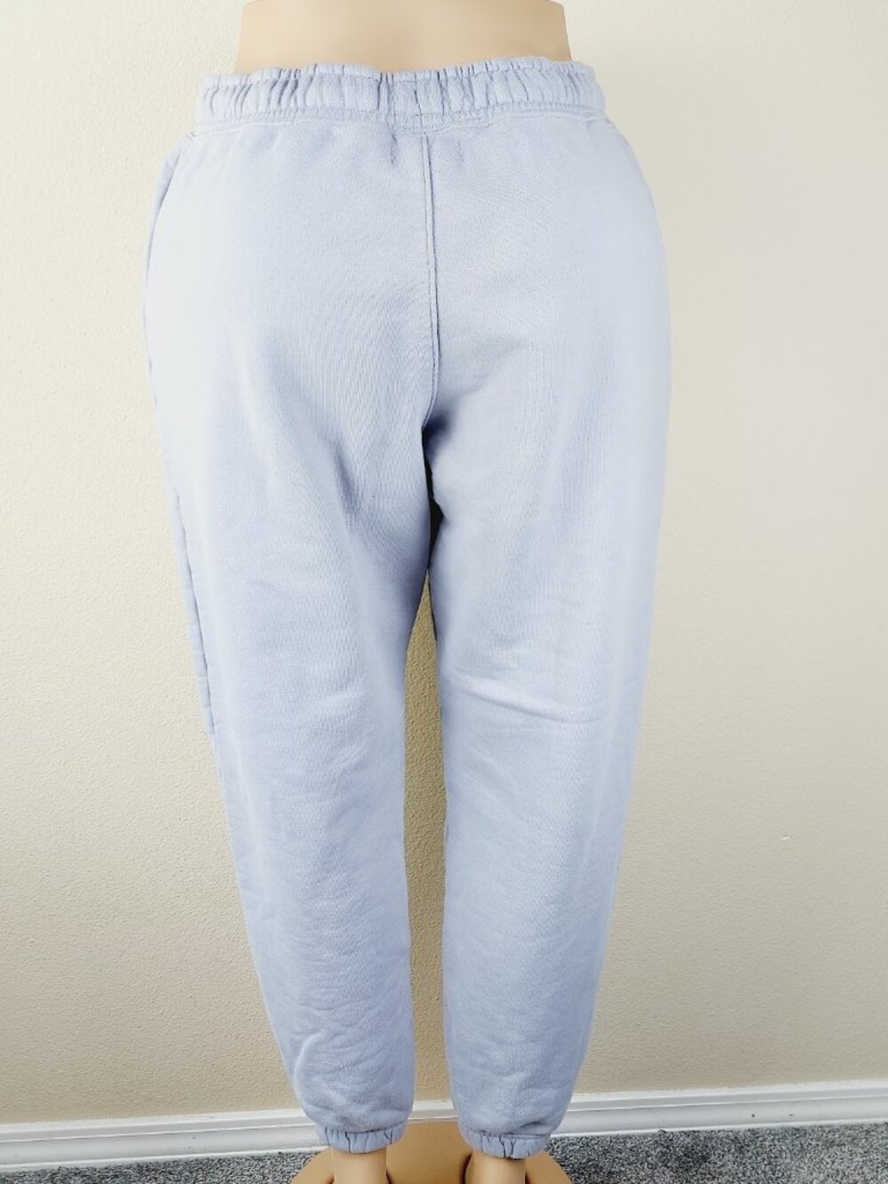 Jordan Women's Light Blue Brooklyn Fleece Tapered Leg Classic Jogger Pants Sz L - Picture 3 of 8